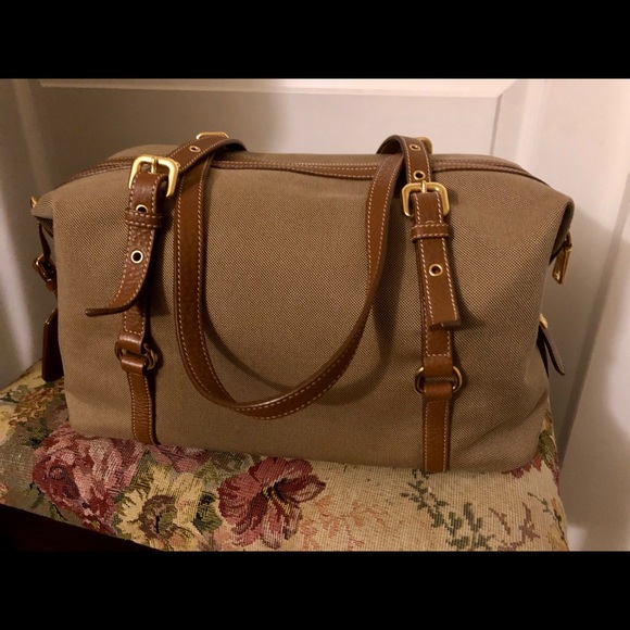 AUTHENTIC 💯 PRADA JACQUARD CORDA+BRANDY 👜 - Picture 5 of 8